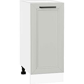 Шкаф нижний с 1-ой дверцей Нео Grey Silk/Белый 816*350*480
