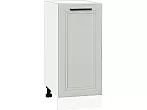 Шкаф нижний с 1-ой дверцей Нео Grey Silk/Белый 816*350*480