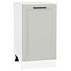 Шкаф нижний с 1-ой дверцей Нео Grey Silk/Белый 816*450*480