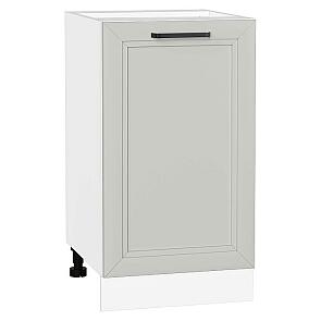 Шкаф нижний с 1-ой дверцей Нео Grey Silk/Белый 816*450*480