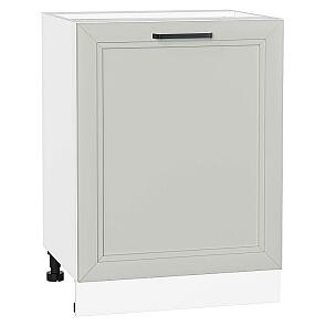 Шкаф нижний с 1-ой дверцей Нео Grey Silk/Белый 816*600*480