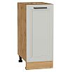 Шкаф нижний с 1-ой дверцей Нео Grey Silk/Дуб Вотан 816*350*480