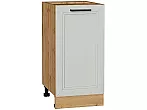 Шкаф нижний с 1-ой дверцей Нео Grey Silk/Дуб Вотан 816*400*480