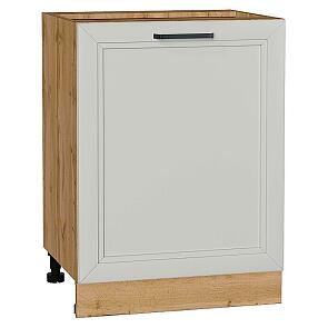 Шкаф нижний с 1-ой дверцей Нео Grey Silk/Дуб Вотан 816*600*480