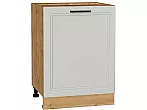 Шкаф нижний с 1-ой дверцей Нео Grey Silk/Дуб Вотан 816*600*480