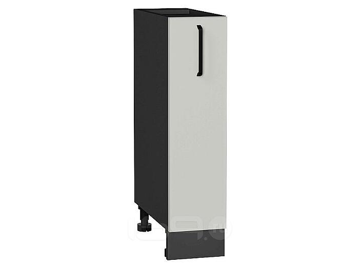 Шкаф нижний с 1-ой дверцей Нео Grey Silk/Graphite 816*200*480