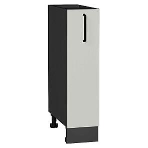 Шкаф нижний с 1-ой дверцей Нео Grey Silk/Graphite 816*200*480