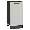 Шкаф нижний с 1-ой дверцей Нео Grey Silk/Graphite 816*400*480