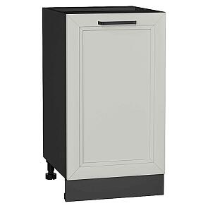 Шкаф нижний с 1-ой дверцей Нео Grey Silk/Graphite 816*450*480