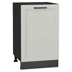 Шкаф нижний с 1-ой дверцей Нео Grey Silk/Graphite 816*500*480