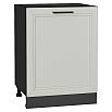 Шкаф нижний с 1-ой дверцей Нео Grey Silk/Graphite 816*600*480