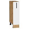 Шкаф нижний с 1-ой дверцей Нео White Silk/Дуб Вотан 816*200*480