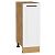 Шкаф нижний с 1-ой дверцей Нео White Silk/Дуб Вотан 816*300*480