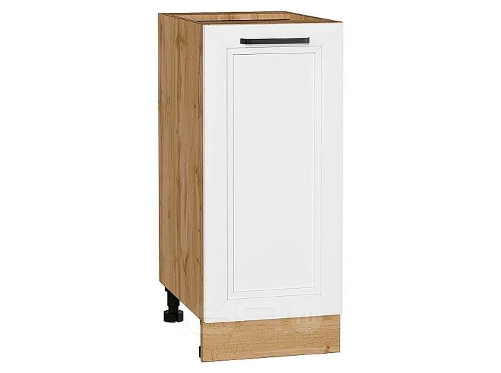 Шкаф нижний с 1-ой дверцей Нео White Silk/Дуб Вотан 816*350*480
