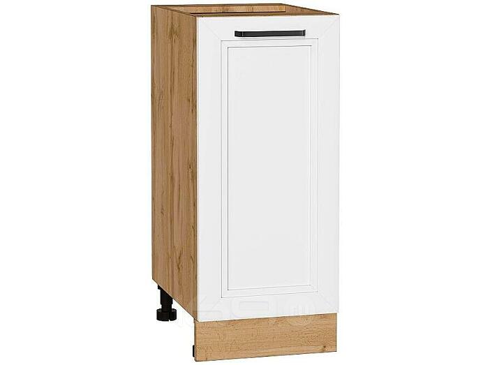 Шкаф нижний с 1-ой дверцей Нео White Silk/Дуб Вотан 816*350*480