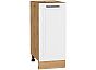 Шкаф нижний с 1-ой дверцей Нео White Silk/Дуб Вотан 816*350*480
