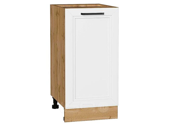 Шкаф нижний с 1-ой дверцей Нео White Silk/Дуб Вотан 816*400*480