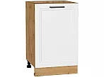 Шкаф нижний с 1-ой дверцей Нео White Silk/Дуб Вотан 816*500*480