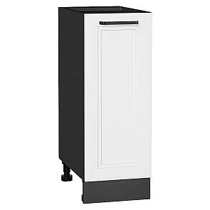 Шкаф нижний с 1-ой дверцей Нео White Silk/Graphite 816*300*480