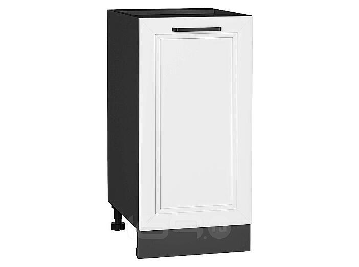 Шкаф нижний с 1-ой дверцей Нео White Silk/Graphite 816*400*480