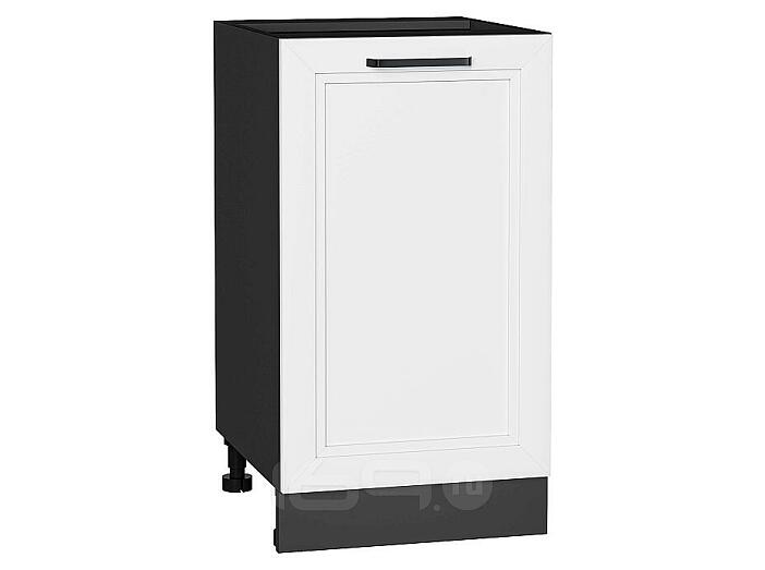 Шкаф нижний с 1-ой дверцей Нео White Silk/Graphite 816*450*480