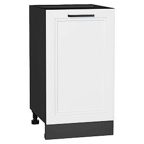 Шкаф нижний с 1-ой дверцей Нео White Silk/Graphite 816*450*480