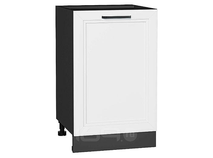 Шкаф нижний с 1-ой дверцей Нео White Silk/Graphite 816*500*480