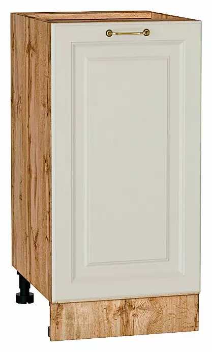 Шкаф нижний с 1-ой дверцей Ницца Агат/Дуб Вотан 816*400*478