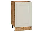 Шкаф нижний с 1-ой дверцей Ницца Агат/Дуб Вотан 816*500*478