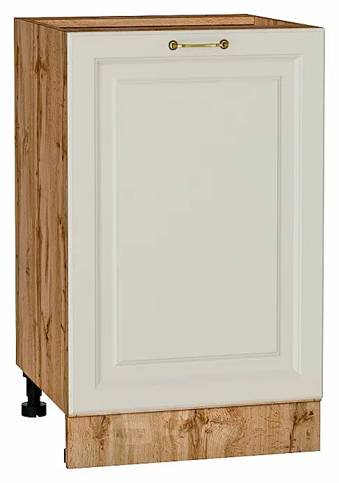 Шкаф нижний с 1-ой дверцей Ницца Агат/Дуб Вотан 816*500*478