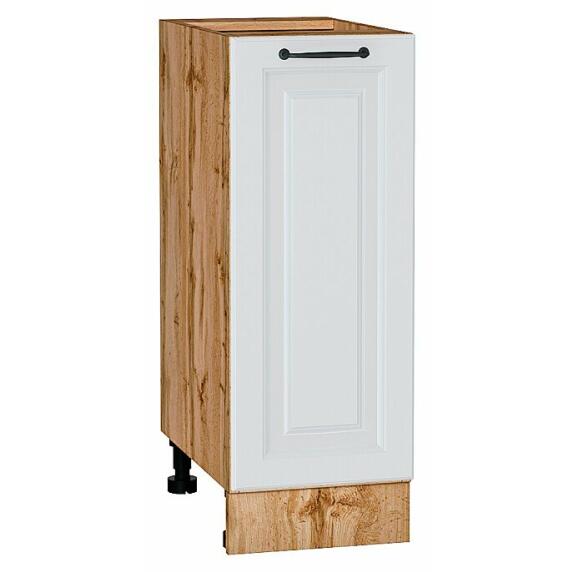 Шкаф нижний с 1-ой дверцей Ницца Blanco/Дуб Вотан 816*300*478