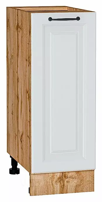 Шкаф нижний с 1-ой дверцей Ницца Blanco/Дуб Вотан 816*300*478