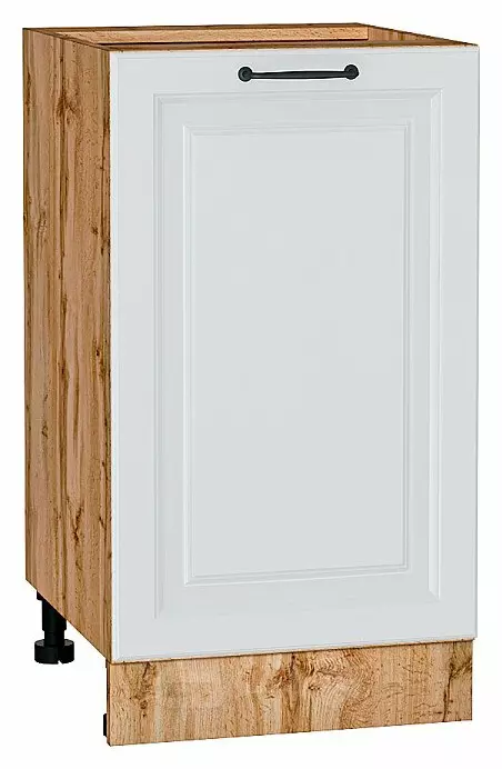 Шкаф нижний с 1-ой дверцей Ницца Blanco/Дуб Вотан 816*450*478