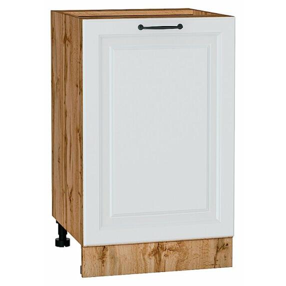 Шкаф нижний с 1-ой дверцей Ницца Blanco/Дуб Вотан 816*500*478