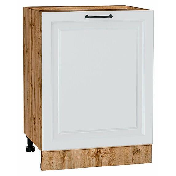Шкаф нижний с 1-ой дверцей Ницца Blanco/Дуб Вотан 816*600*478