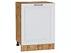 Шкаф нижний с 1-ой дверцей Ницца Blanco/Дуб Вотан 816*600*478