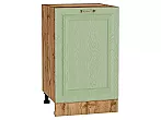 Шкаф нижний с 1-ой дверцей Ницца Дуб оливковый/Дуб Вотан 816*500*478