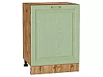 Шкаф нижний с 1-ой дверцей Ницца Дуб оливковый/Дуб Вотан 816*600*478