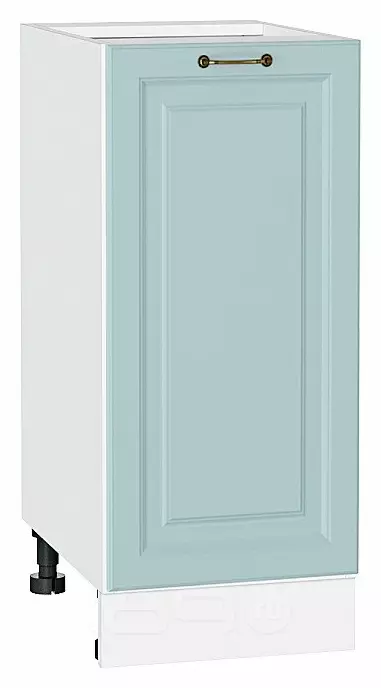 Шкаф нижний с 1-ой дверцей Ницца Голубой/Белый 816*350*478