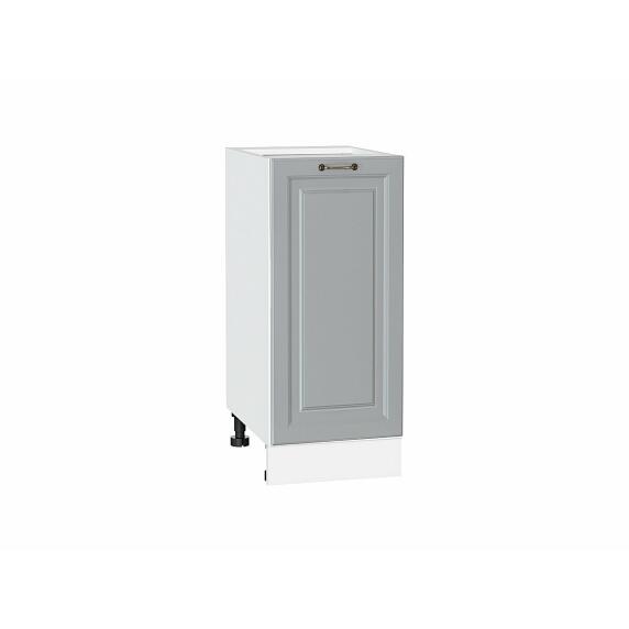 Шкаф нижний с 1-ой дверцей Ницца Графит/Белый 816*350*478