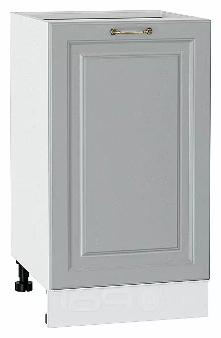 Шкаф нижний с 1-ой дверцей Ницца Графит/Белый 816*450*478