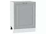 Шкаф нижний с 1-ой дверцей Ницца Графит/Белый 816*600*478