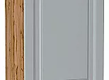 Шкаф нижний с 1-ой дверцей Ницца Графит/Дуб Вотан 816*450*478