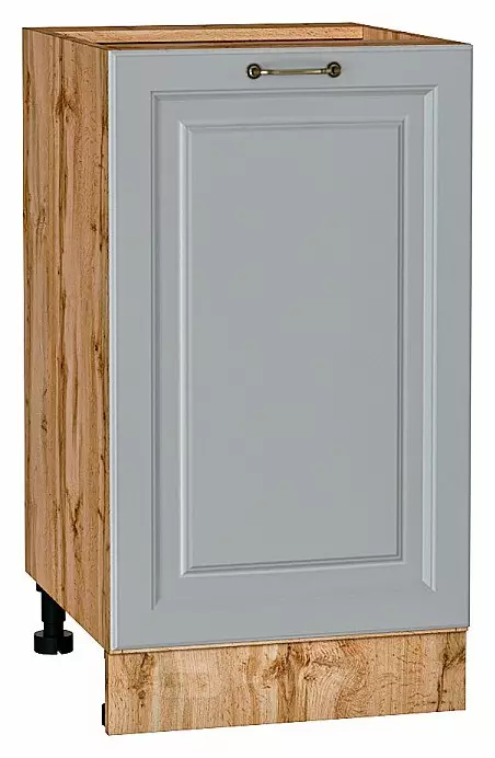 Шкаф нижний с 1-ой дверцей Ницца Графит/Дуб Вотан 816*450*478