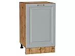 Шкаф нижний с 1-ой дверцей Ницца Графит/Дуб Вотан 816*500*478