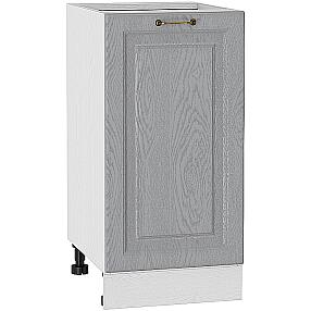 Шкаф нижний с 1-ой дверцей Ницца Н 400 Дуб серый-Белый