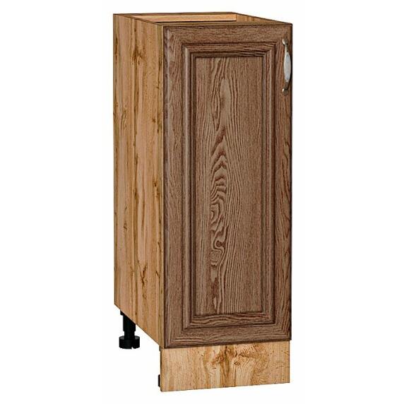 Шкаф нижний с 1-ой дверцей Шале Brown Dreamline Дуб Вотан 816*300*480