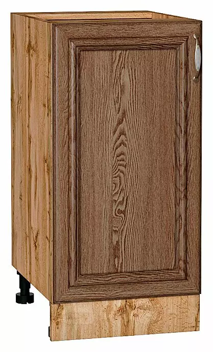 Шкаф нижний с 1-ой дверцей Шале Brown Dreamline Дуб Вотан 816*400*480