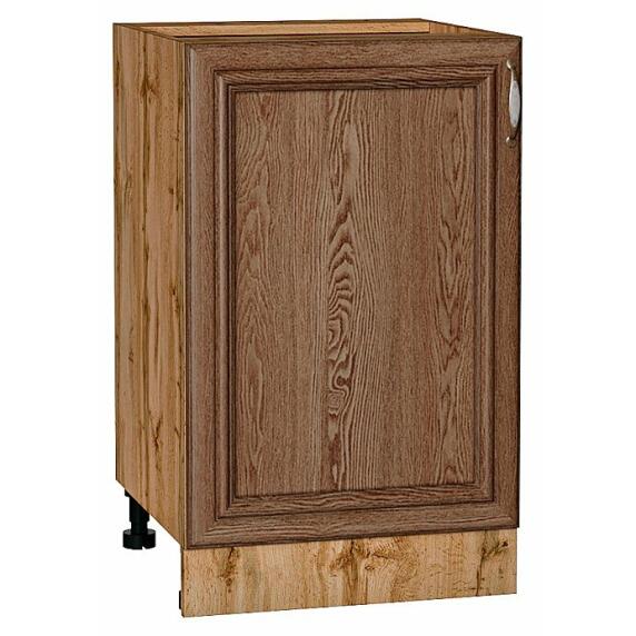 Шкаф нижний с 1-ой дверцей Шале Brown Dreamline Дуб Вотан 816*500*480