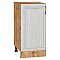 Шкаф нижний с 1-ой дверцей Шале White Dreamline Дуб Вотан 816*400*480 Шкаф нижний с 1-ой дверцей Шале White Dreamline Дуб Вотан 816*400*480